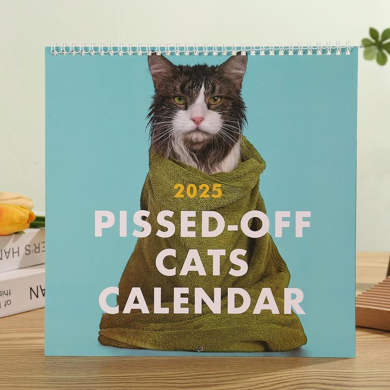 2025: The Year of the Grumpy Felines - Your Official Calendar for Pawsitive Vibes and Cat-titude!